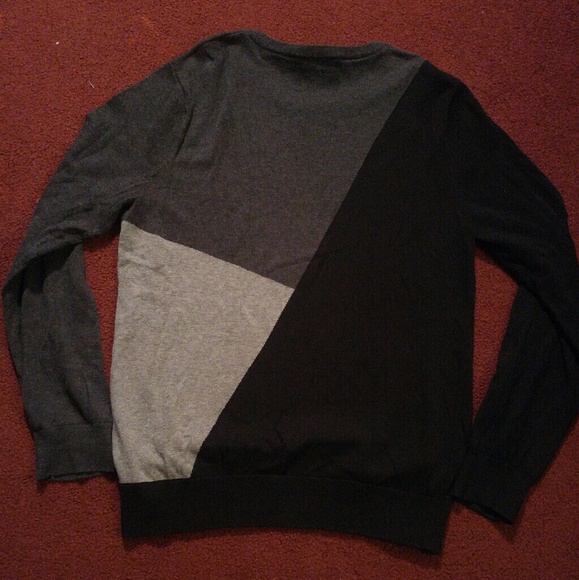 Express Men's Colorblock Sweater Medium - Picture 2 of 4